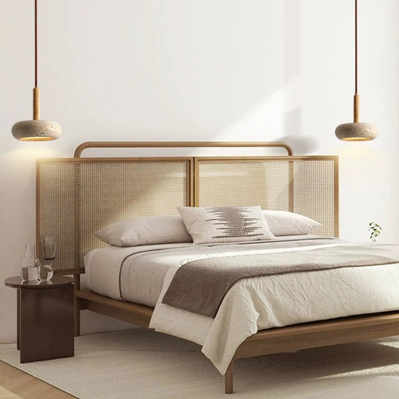 Huangdongshi Lámpara Colgante Pequeña Nórdica Retro para Bar, Comedor, Dormitorio, Lámparas de Cabecera de Tres Luces