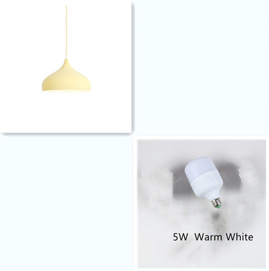 Lámpara colgante LED moderna de aluminio