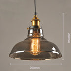 Lámpara Colgante de Techo Nórdica Minimalista de Cristal