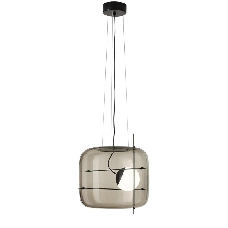 Glass Modern Bedside Pendant Light