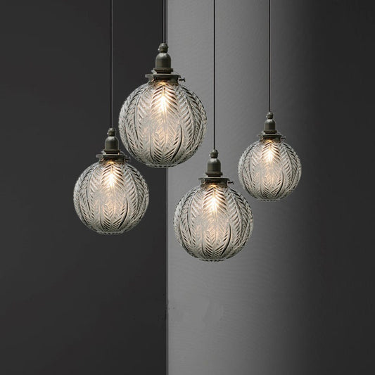 Crystal Glass Vintage Pendant Light - Nordic Droplight