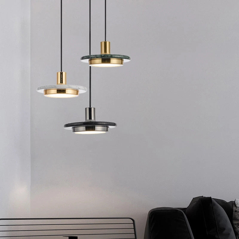Nordic Round Marble Pendant Chandelier