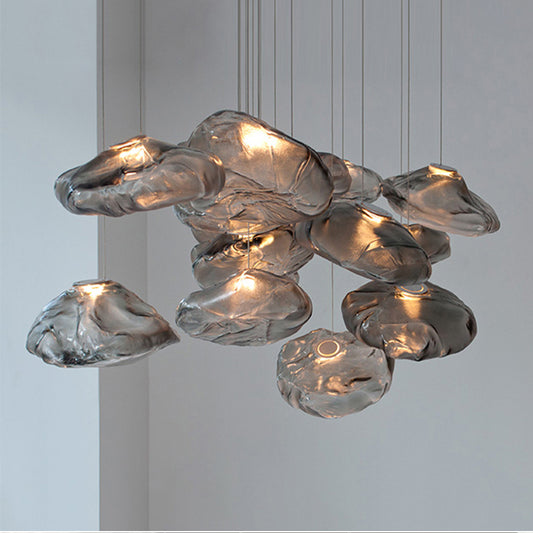 Modern Glass Pendant Chandelier Light