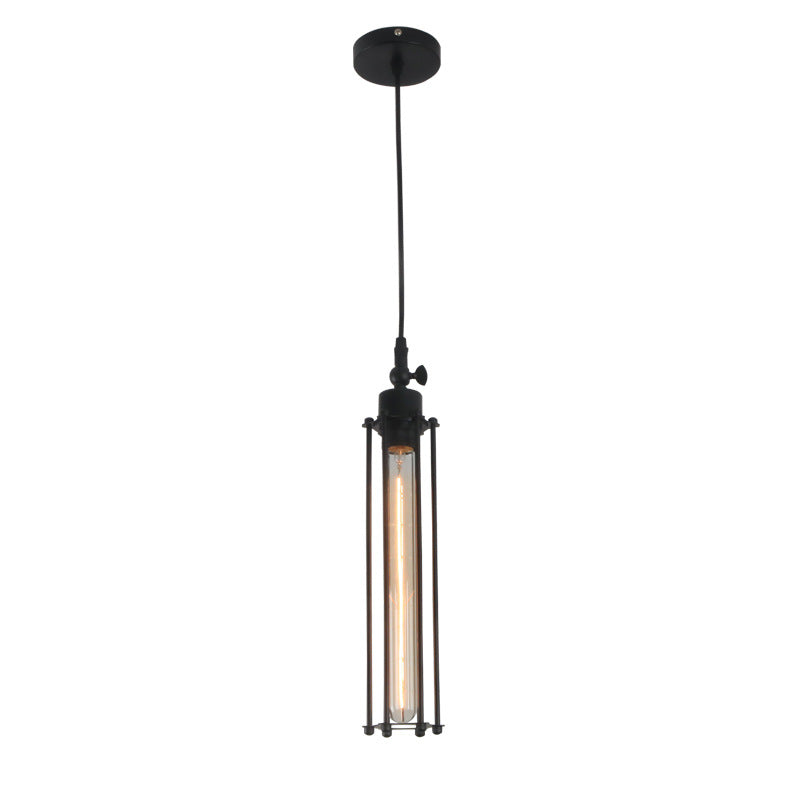Crystal Flute Iron Pendant Droplight