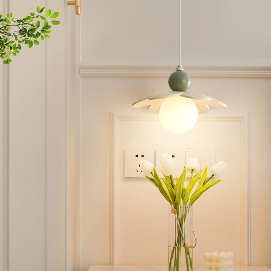Cream Minimal Hanging Pendant Light Bedside