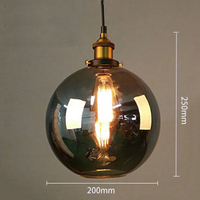 Lámpara de araña nórdica retro minimalista de cristal para comedor