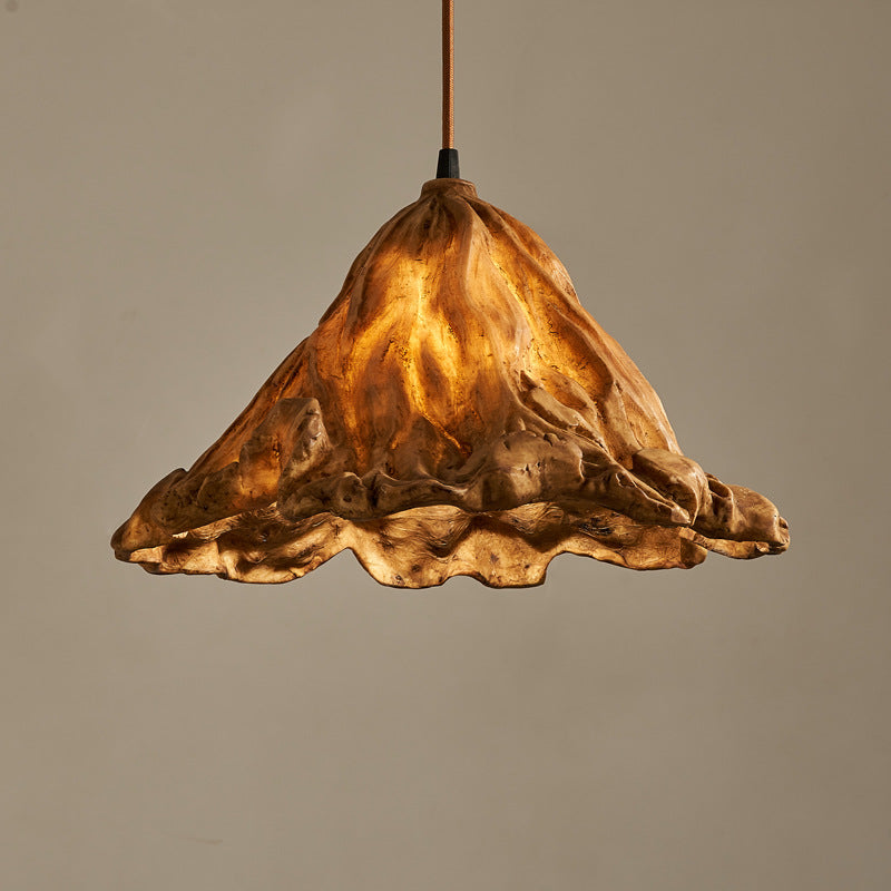 Crystal Lotus Leaf Pendant Light