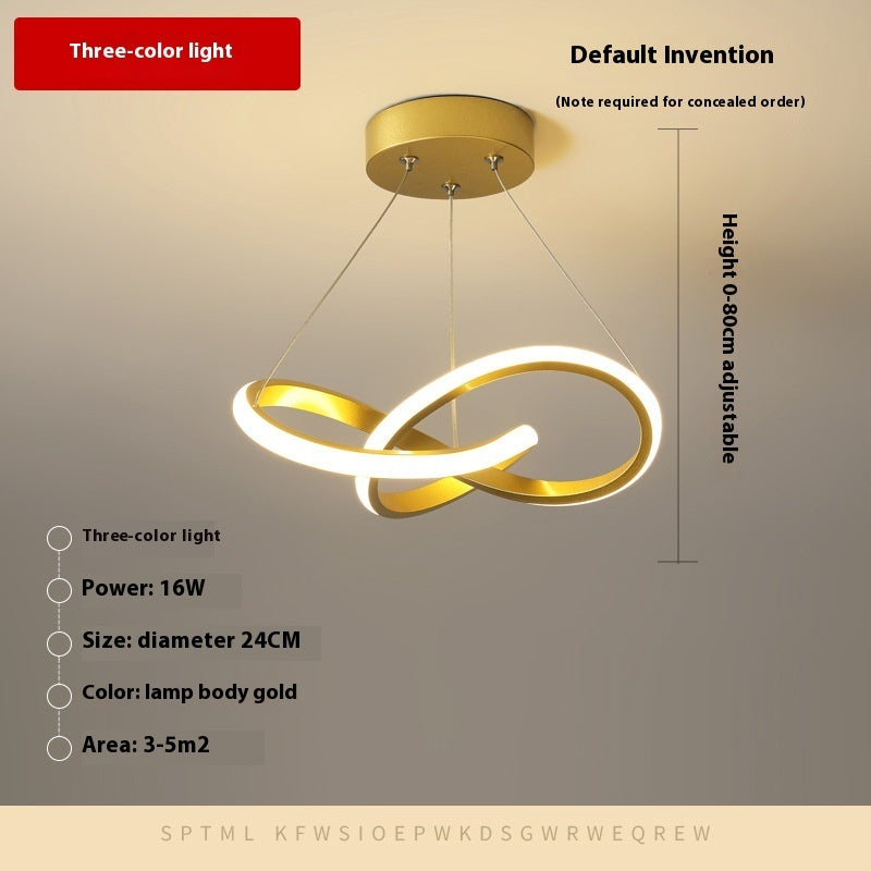 Crystal Pendant Light Modern Minimalist Design