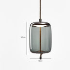 Lámpara de araña colgante de cristal moderno con luz LED