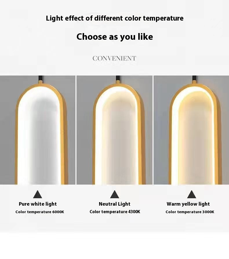 Modern Minimalist Aluminum Pendant Light 40CM