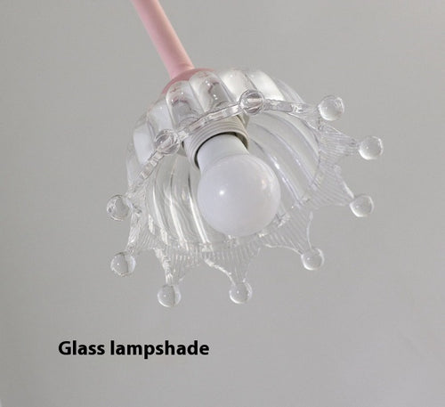 Cream Pendant Lamp Minimal Hanging Light