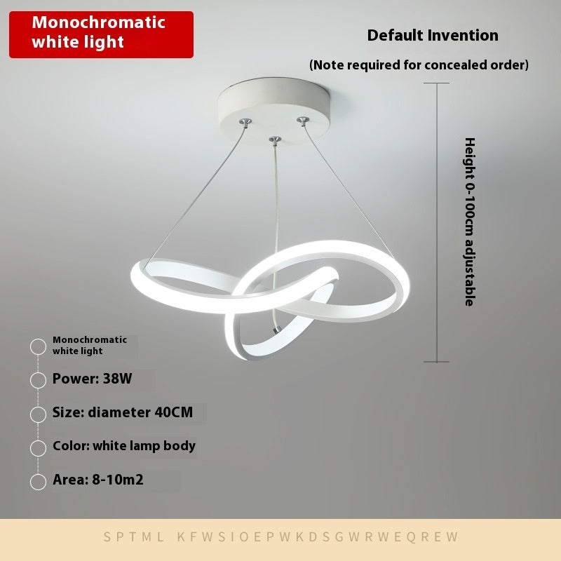 Crystal Pendant Light Modern Minimalist Design