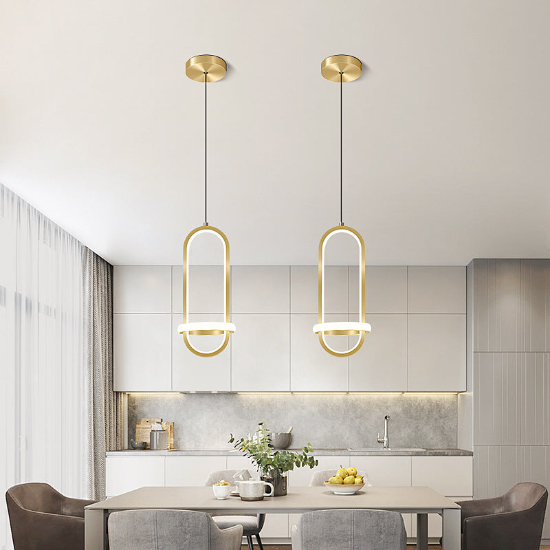 Modern LED Aluminum Ceiling Light Bedroom Pendant