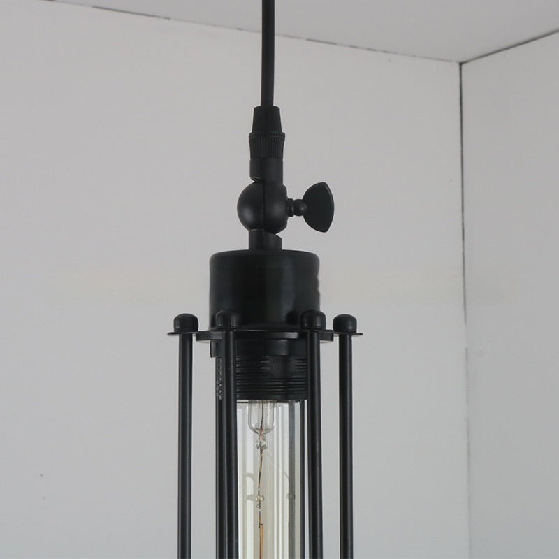 Crystal Flute Iron Pendant Droplight
