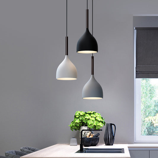 Nordic Three-Head Pendant Light Modern Minimalist