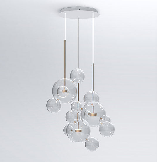 Araña de cristal LED Mickey Burbuja de Jabón para Sala de Estar Dormitorio Comedor