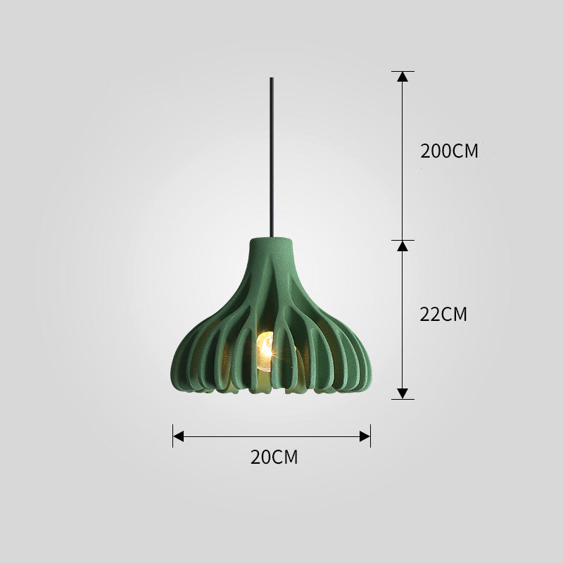 Candelabro nórdico de resina con personalidad creativa para cabecera de dormitorio/comedor