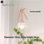 Cream Pendant Lamp Minimal Hanging Light