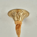 Crystal Copper Glass Pendant Chandelier