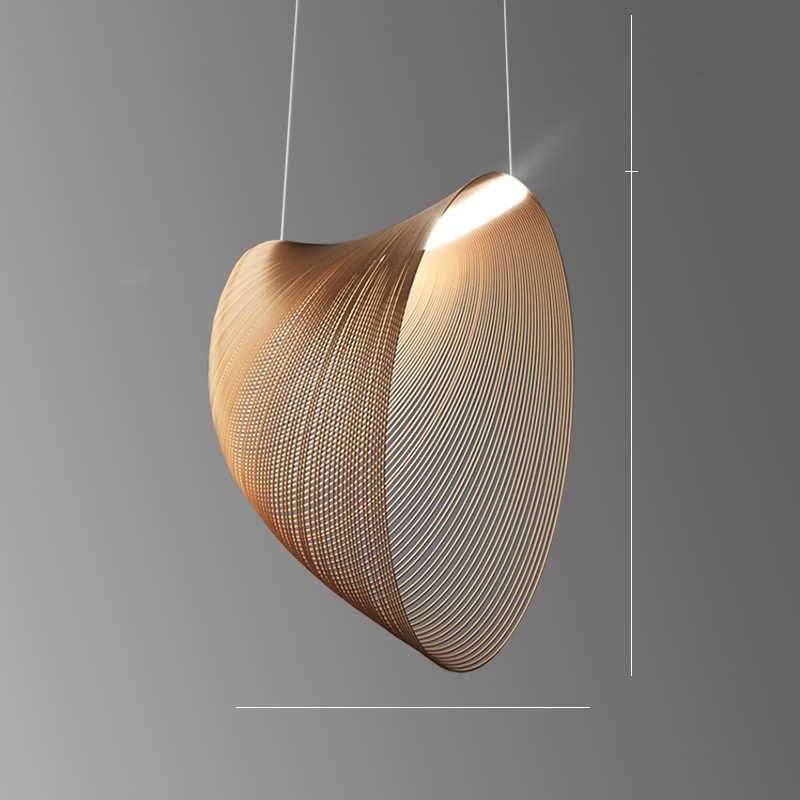 Wood Nordic Pendant Chandelier Lamp
