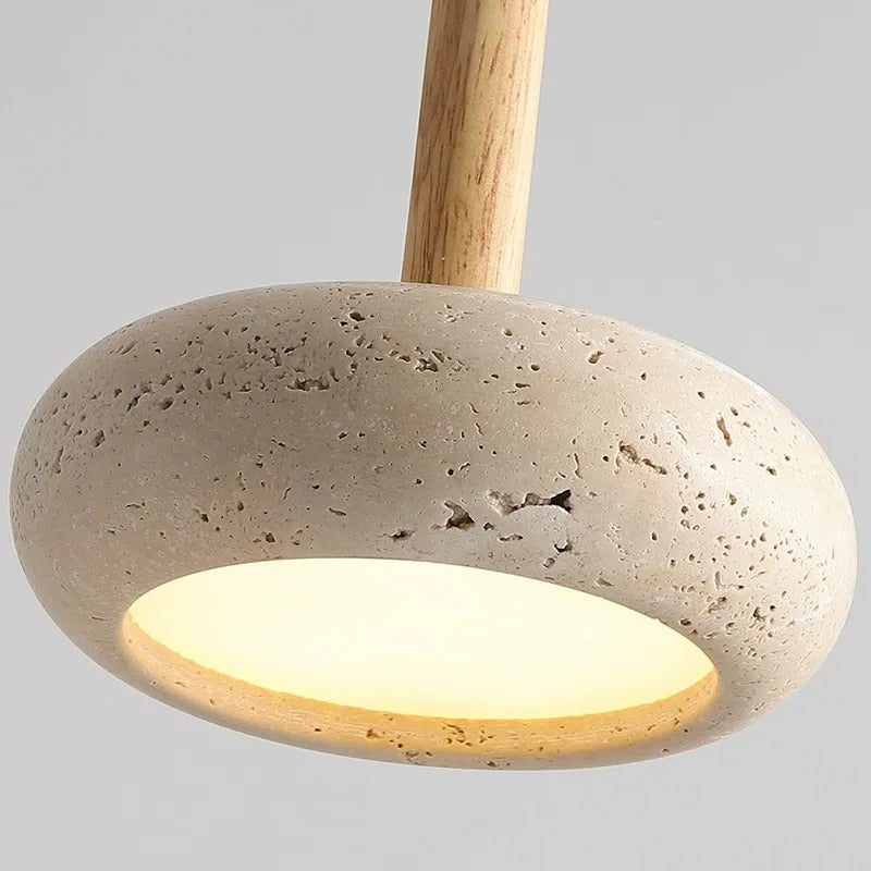 Huangdongshi Lámpara Colgante Pequeña Nórdica Retro para Bar, Comedor, Dormitorio, Lámparas de Cabecera de Tres Luces