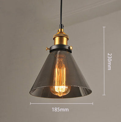 Lámpara de araña nórdica retro minimalista de cristal para comedor