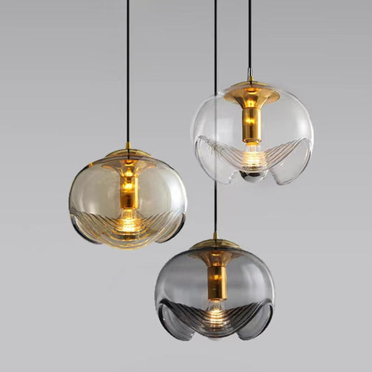 Glass Modern Minimalist Pendant Chandelier