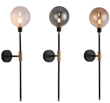 Modern Glass Wall Lamp Nordic Corridor Light