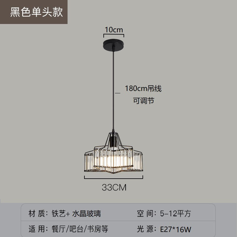 Crystal Sun Modern Pendant Light