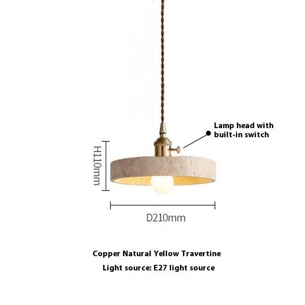 Modern Stone Pendant Chandelier LED