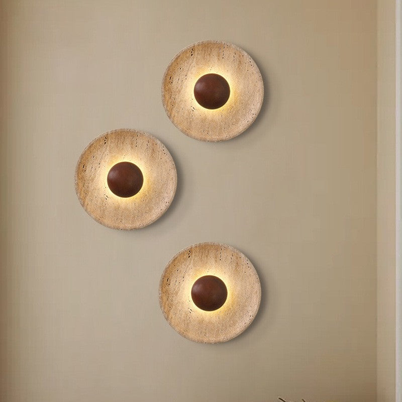 Marble Bedside Wall Lamp Modern Nordic Style