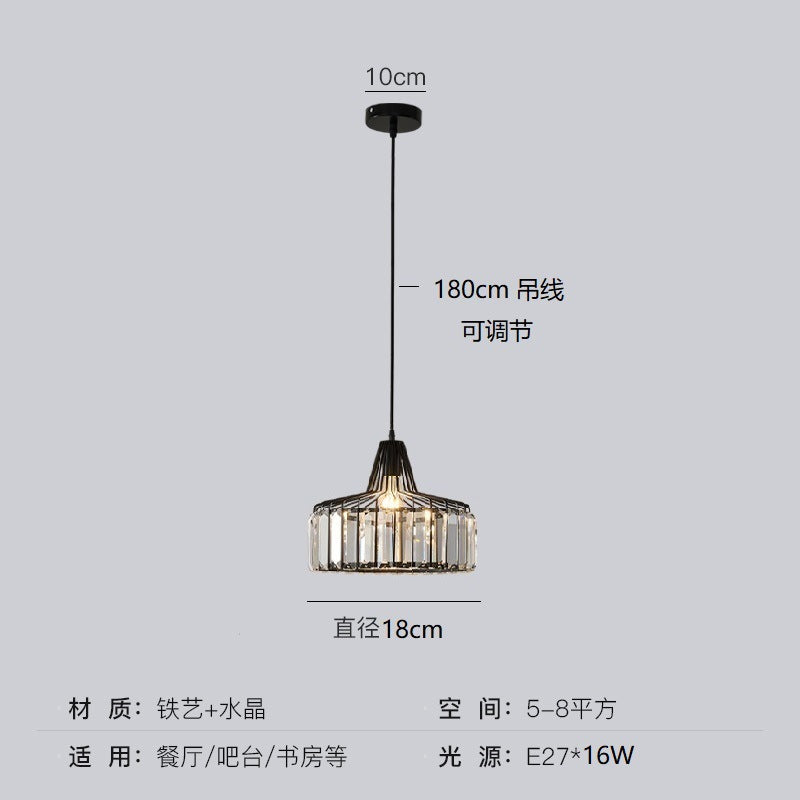 Crystal Sun Modern Pendant Light