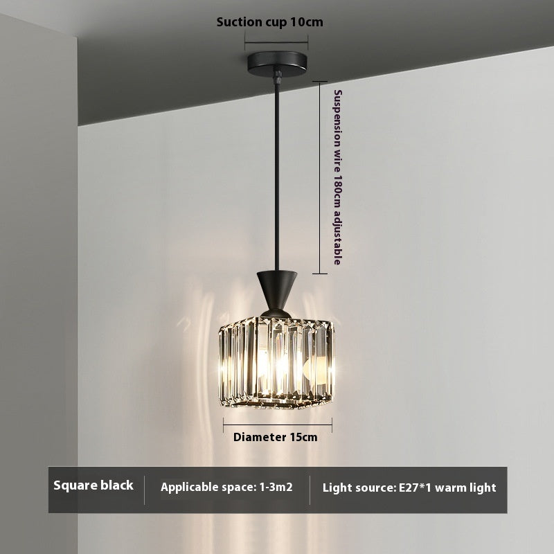 Modern Minimalist Metal Bedside Pendant Light