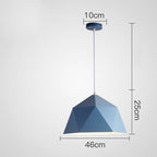 Colorful Geometric Iron Pendant Light