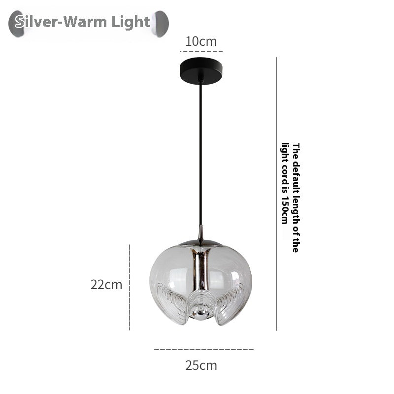 Glass Modern Minimalist Pendant Chandelier