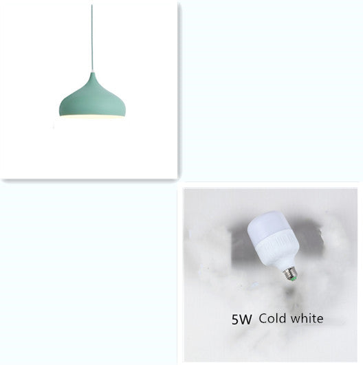 Lámpara colgante LED moderna de aluminio