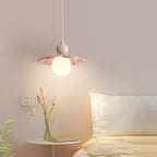 Cream Minimal Hanging Pendant Light Bedside