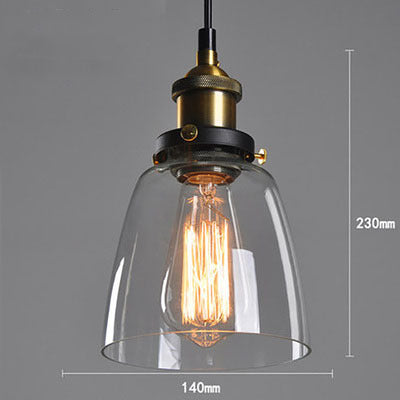 Lámpara de araña nórdica retro minimalista de cristal para comedor