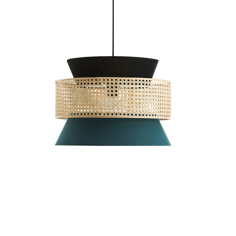 Rattan Woven Pendant Light - Hand-Woven Design