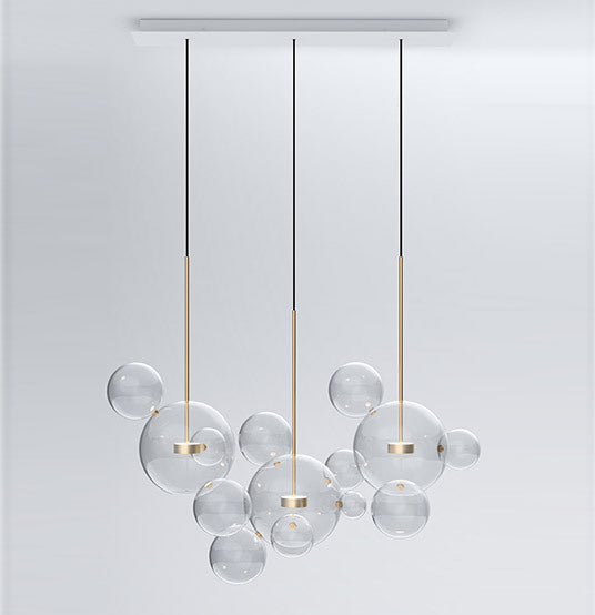 Araña de cristal LED Mickey Burbuja de Jabón para Sala de Estar Dormitorio Comedor
