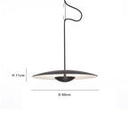 Lámpara Colgante Nórdica OVNI - Diseño Madera/Negro