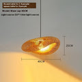 Modern Bamboo Woven Pendant Light