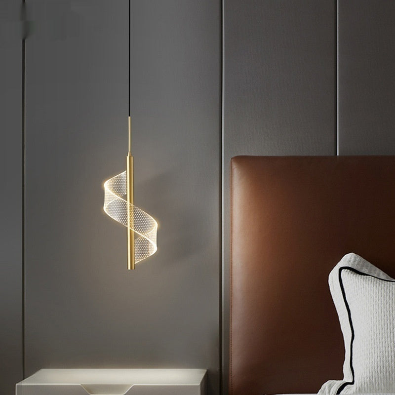 Light Luxury Copper Minimalist Pendant Light