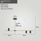 Nordic Retractable Boom Pendant Light
