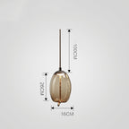 Nordic Glass Pendant Chandelier Single Head