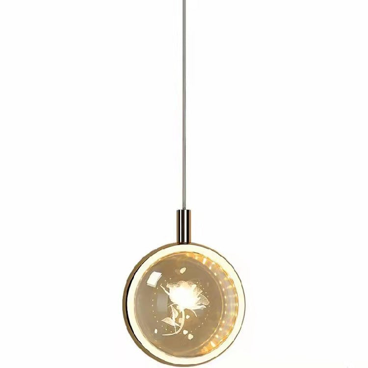 Nordic Jellyfish Crystal Pendant Light