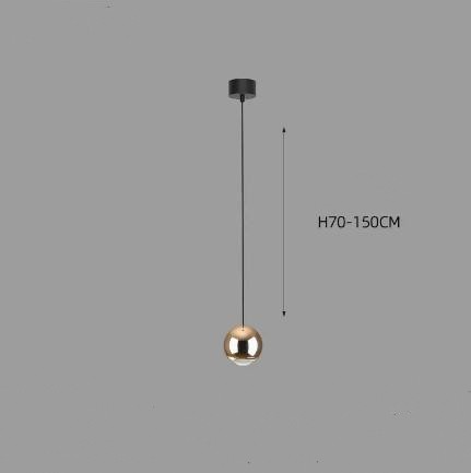 Modern Aluminum Ball Pendant Chandelier