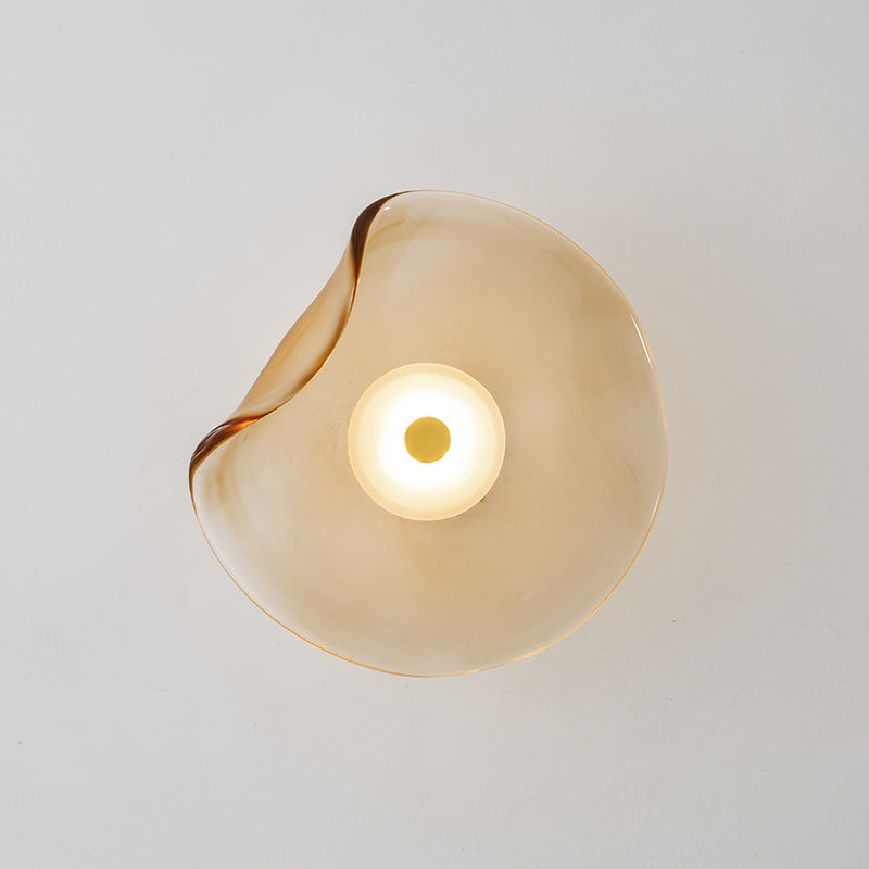 Modern Irregular Glass Wall Sconce