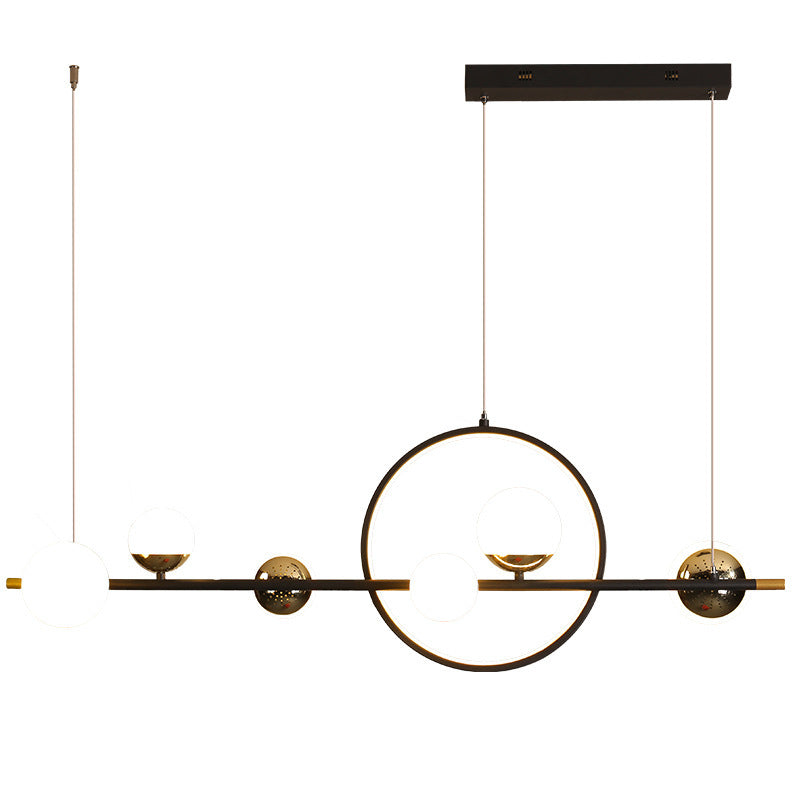 Nordic Iron Pendant Chandelier Modern Restaurant