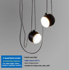 Lámpara de araña moderna LED de caja, luz colgante minimalista